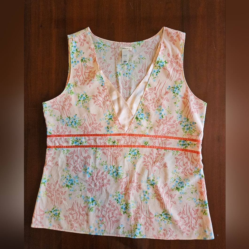 Old Navy Babydoll Sleeveless Blouse Vintage Y2k